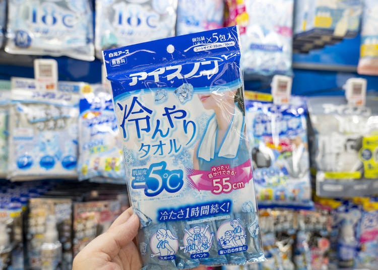 冷却タオル:フェスや日帰り旅行に最適