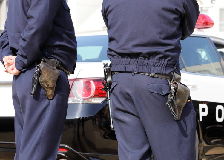 21. Japanese police DO carry guns