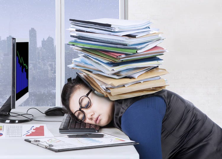 9. Japanese people kind of are workaholics