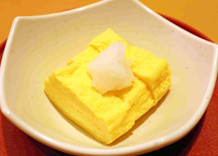 Dashimaki Tamago (120 yen/tax not included)