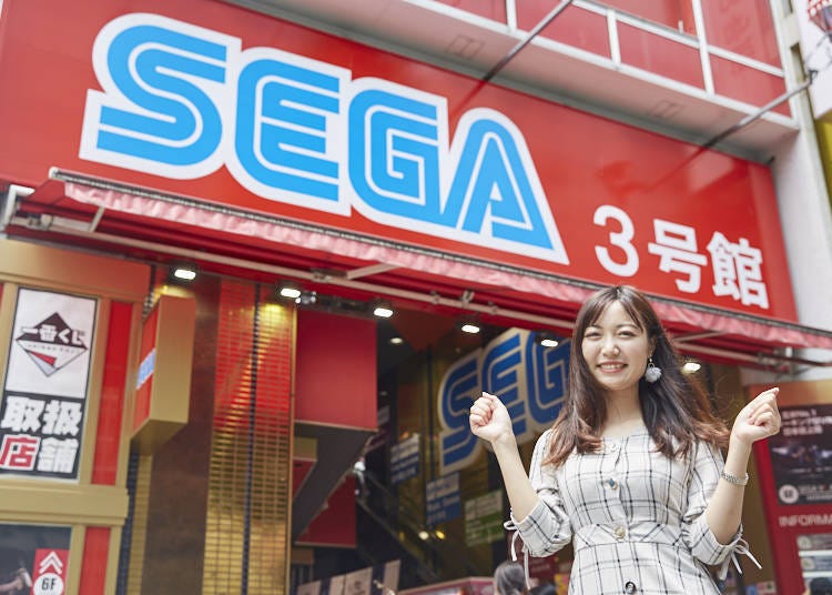 ■중국인 여성, 아키하바라 SEGA 3호관을 찾다!