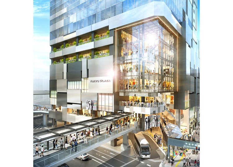 12月5日（木）に開業する「東急プラザ渋谷」イメージ。「大人を楽しめる渋谷」をコンセプトに、全69店舗が出店予定