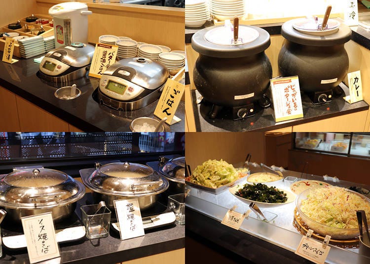 Non-kushiage buffet food to make your meal more fulfilling!