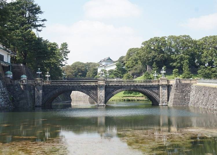 【皇居外苑必看景點】架於護城河上的「二重橋」