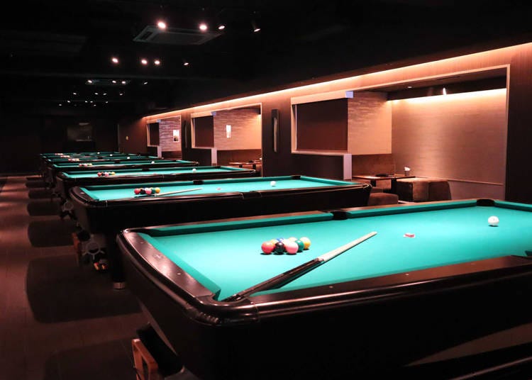 Bagus Ginza: Too early for bed - Play some billiards or darts instead!