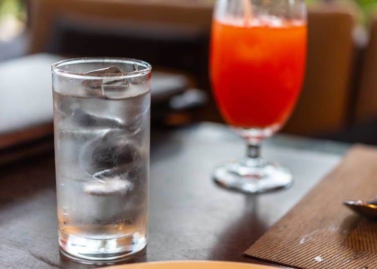 お水がタダ!ヨーロッパでは1杯300円以上します
