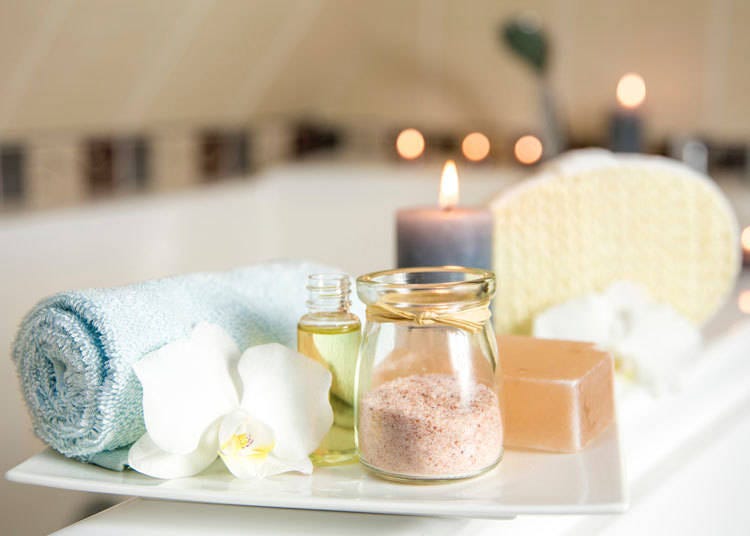 Do your own onsen beauty treatment at home with souvenirs from the hot spring!