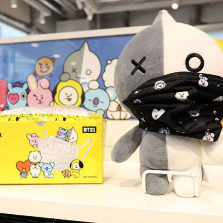 BT21のマスクもある！ 原宿のLINEショップ「LINE FRIENDS STORE」に