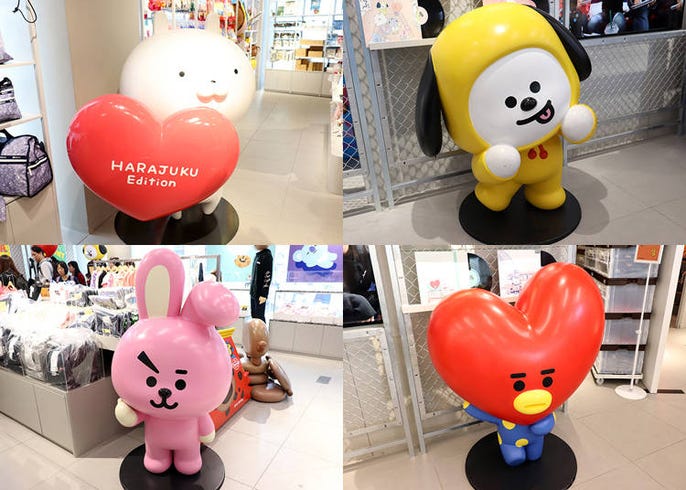 Bt21のマスクもある 原宿のlineショップ Line Friends Store に行ってみた Live Japan 日本の旅行 観光 体験ガイド