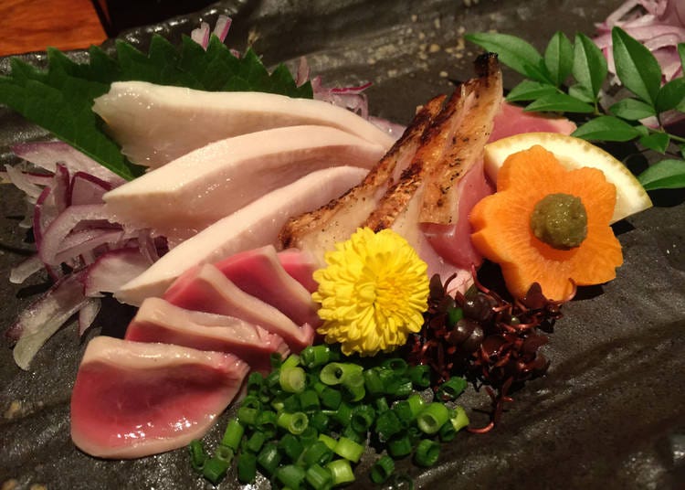 4. Raw Chicken - Torisashi