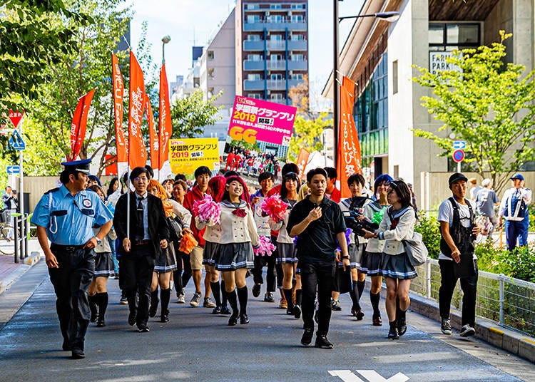 Carnival style parade