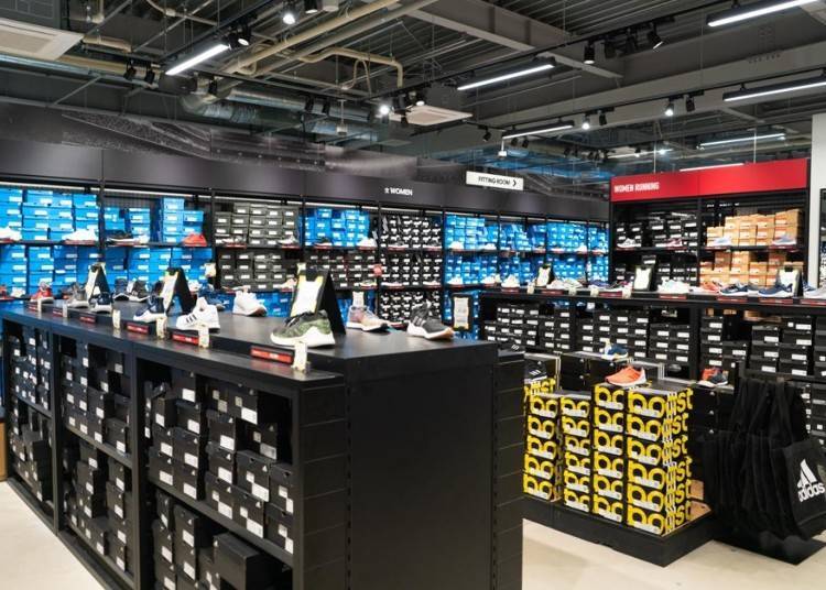 A large selection of all kinds of sneakers