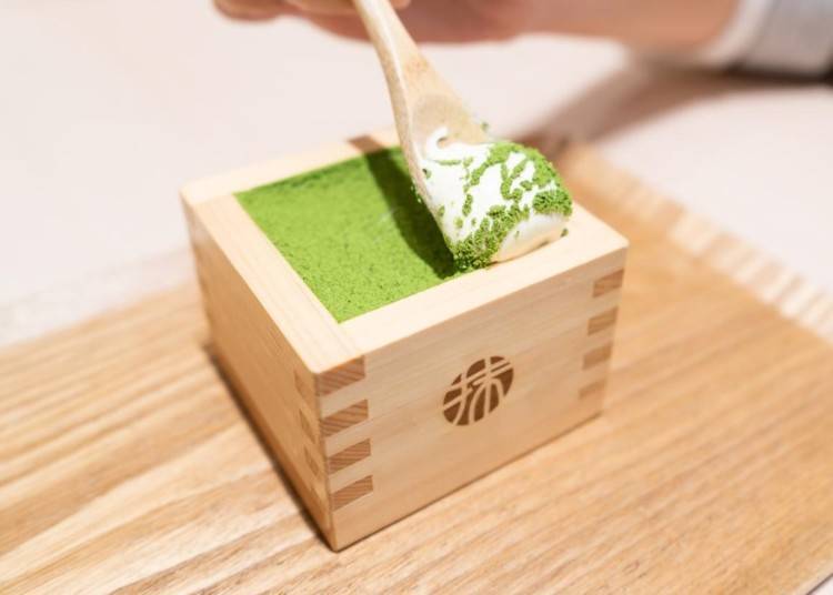 Popular matcha tiramisu