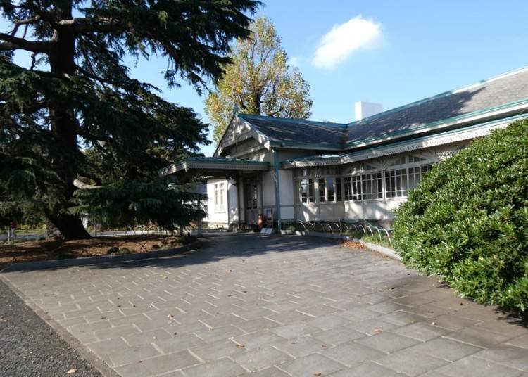 Western-style building in Shinjuku Gyoen, formerly the Imperial Rest House