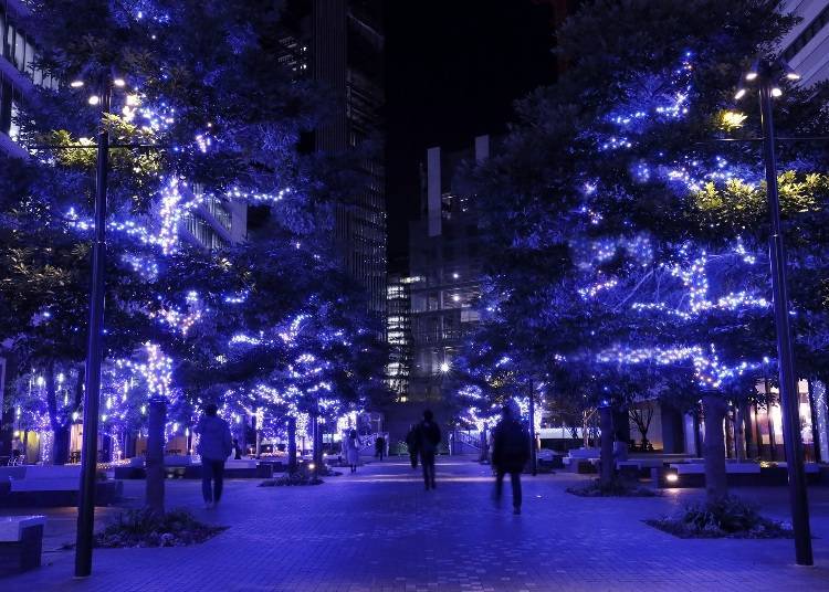 2. Yokohama Miraito: A Colorful 1.5 Kilometer Stretch of Illumination