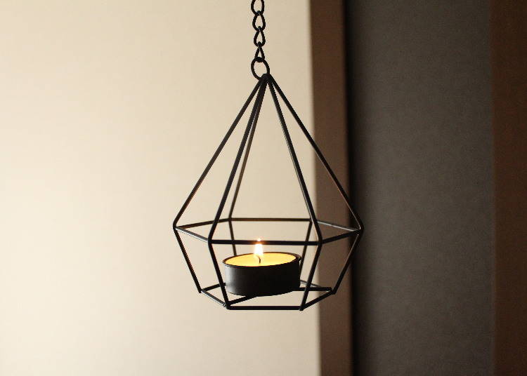 Hanging terrarium ornament: 100 yen