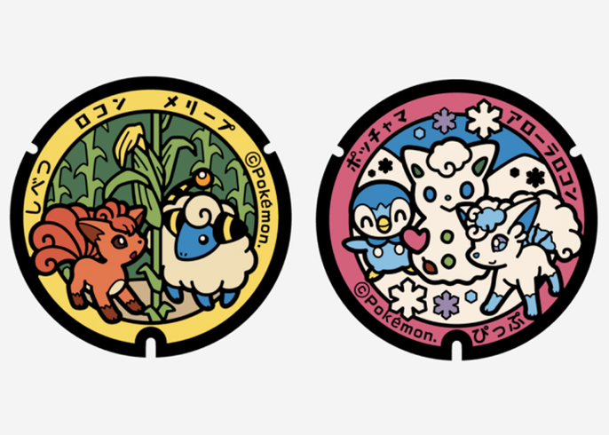 Brand New Pokemon Manhole Covers Coming To Japan S Snowy Hokkaido Prefecture Live Japan Travel Guide