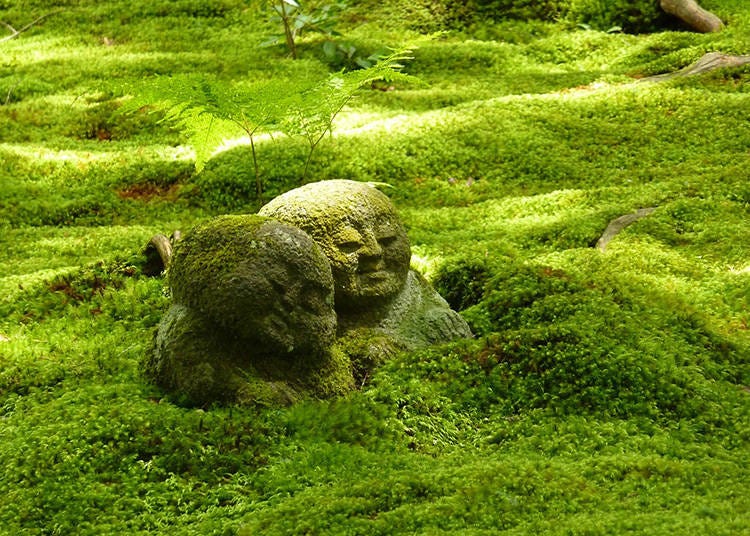 (Jizo statues by Takashi Sugimura)