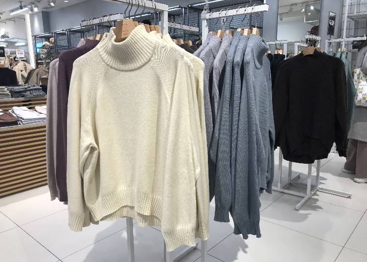 彈性高領寬鬆毛衣 定價3900日圓