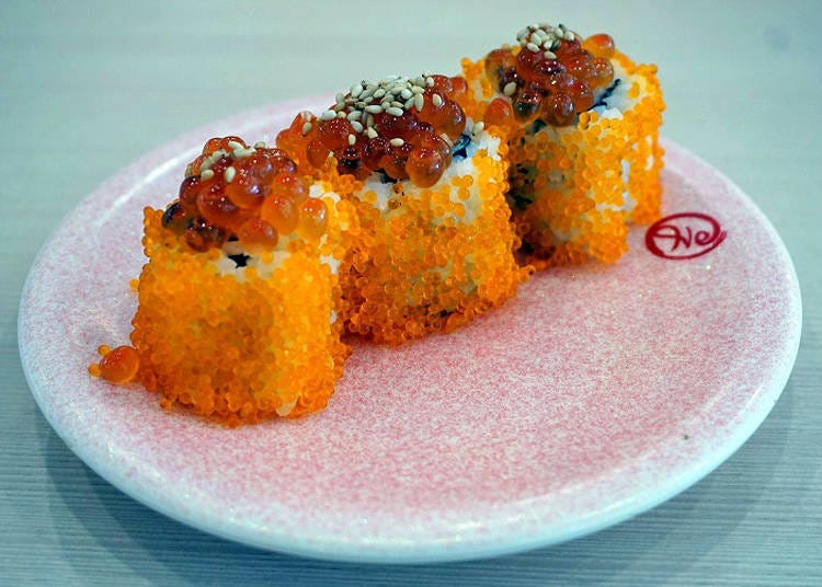 鮭魚壽司捲（不含稅390日圓）
