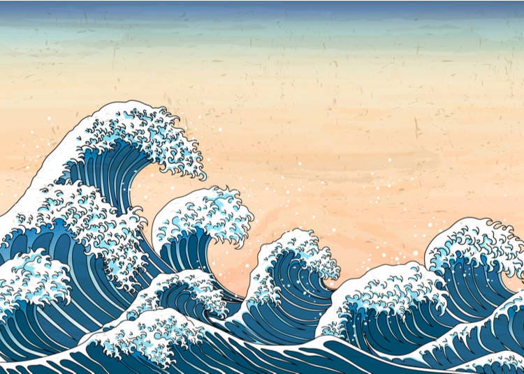 Hokusai Wave Replica