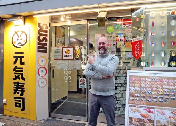 We Visit Genki Sushi In Shibuya To Reveal The Quirky Menu Items Foreigners Love!