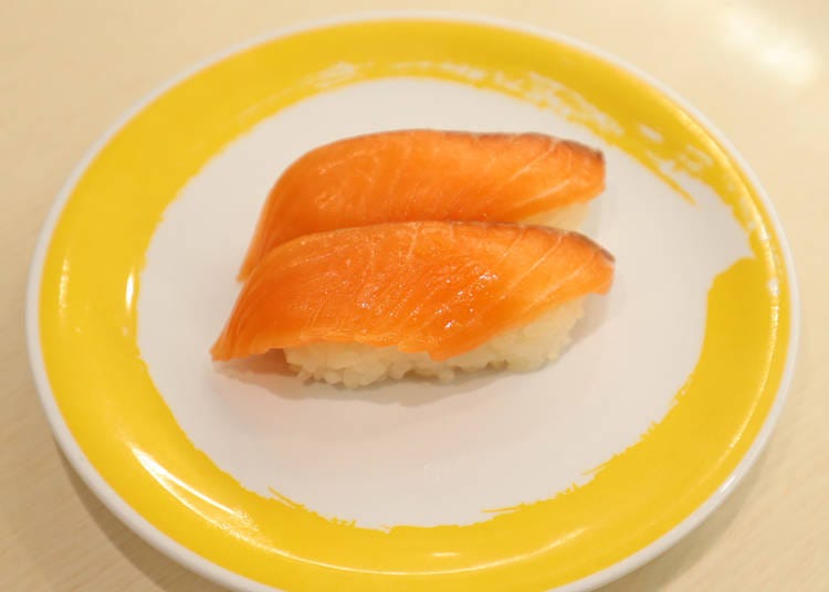 鮭魚壽司（110日圓含稅）