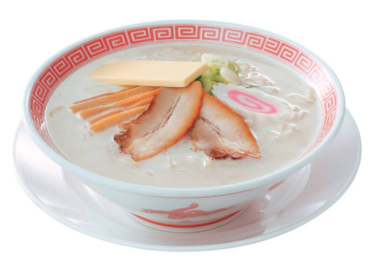 塩ラーメンがベースの「ホワイトチョコレートらーめん」 640円(税込)