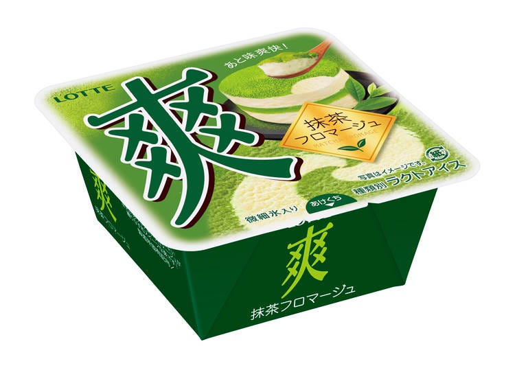 「爽　抹茶フロマージュ」　希望小売価格」140円（税別）、発売地区：全国