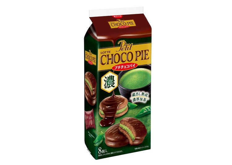 「プチチョコパイ＜蔵出し熟成濃厚抹茶＞」　想定小売価格：250円前後（税別）、発売地区：全国