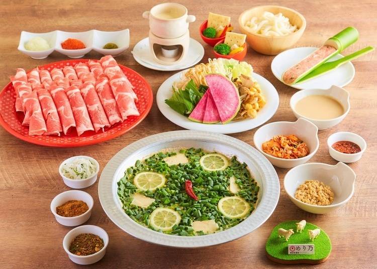 「『腸活”発酵鍋”！甘酒チーズラムしゃぶ』ラムしゃぶ＋タンしゃぶ食べ放題＋Soft飲み放題付コース」