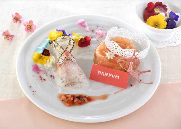 「箱根リトリート före WOODSIDE dining」 香水にインスパイアされた超絶技巧が光る芸術的スイーツ