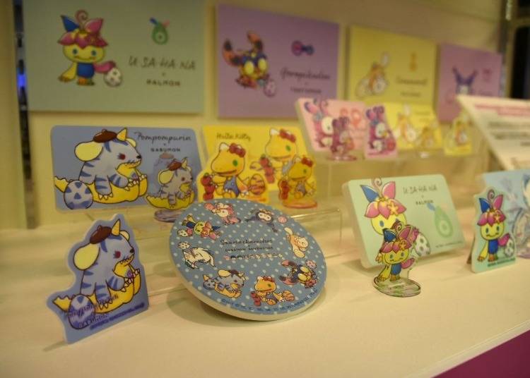 Hello Kitty x 亞古獸;布丁狗 x 加布獸;美樂蒂 x 比丘獸;Goropicadon x 甲蟲獸;Usahana × 巴魯獸;Hangyodon × 哥瑪獸;大耳狗 × 巴達獸;酷洛米 × 迪路獸