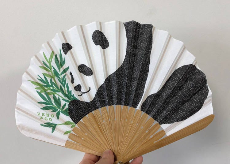 Double Sided Wooden Asian Panda Print Design Hand Fan Party Decoration Gift 