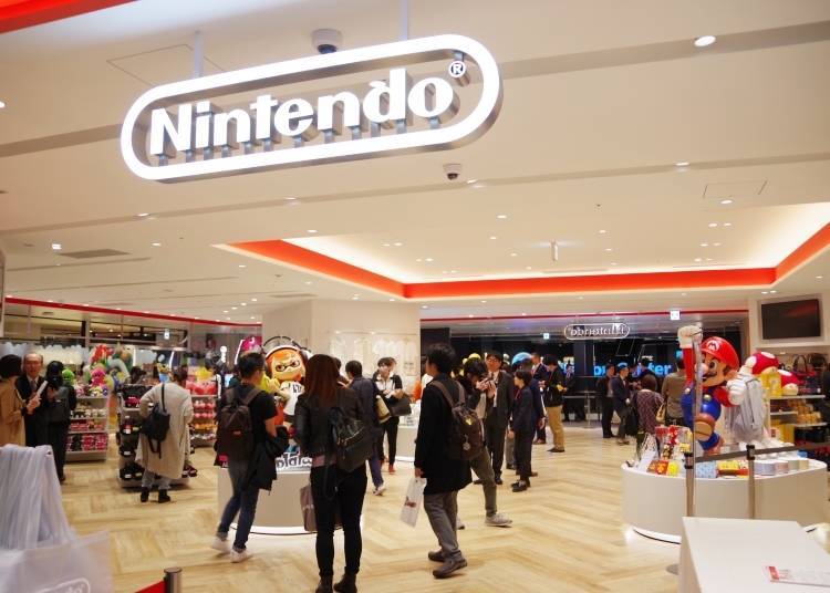 10:00 a.m.: Shopping for exclusive items at Nintendo Tokyo in Shibuya Parco