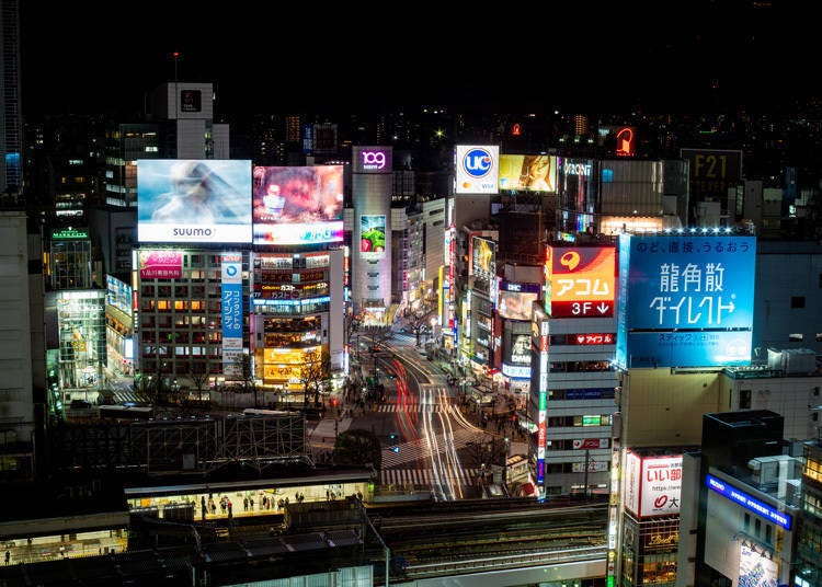 涩谷赏夜景景点②与涩谷占连通的展望景点「涩谷Hikarie Sky Lobby」