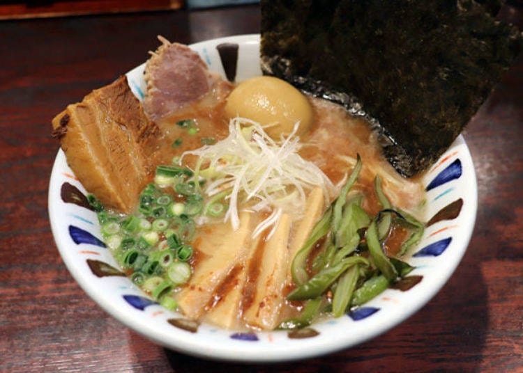 "Nanashi Ramen With All Toppings"