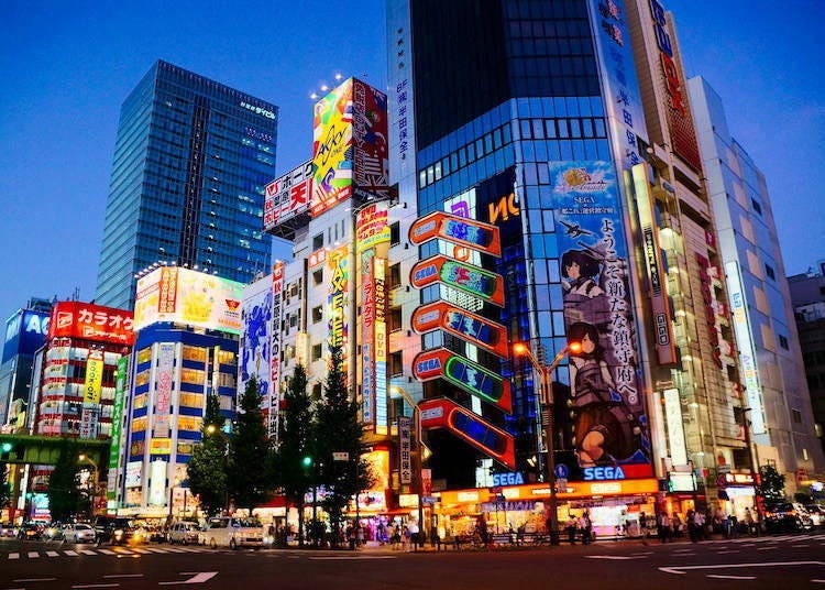 Anime, manga, and gaming centers line the streets of Akihabara