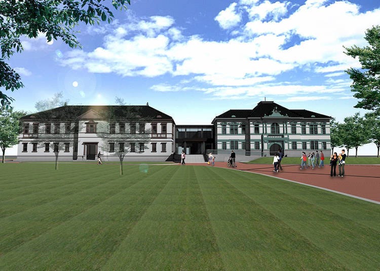 Artist’s rendition of the completed museum