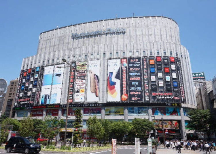 1. Yodobashi Akiba: Massive home electronics retailer directly connected to Showa-Dori Exit!