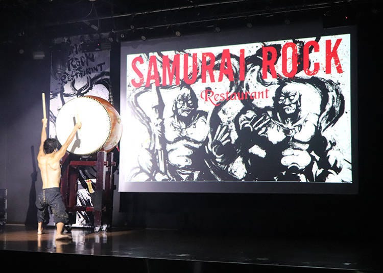 临场感与魄力刺激全身的「Samurai Rock Restaurant」杂技表演秀