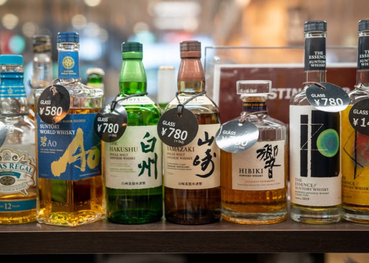 日本で人気のお酒たちを一杯から飲むことができる「テイスティングバル」