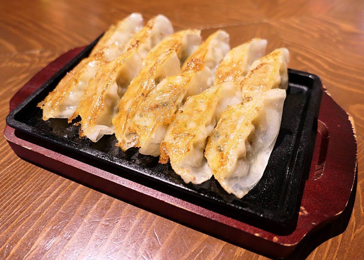 2 portions of “Tennabe Kurobuta pork gyoza"