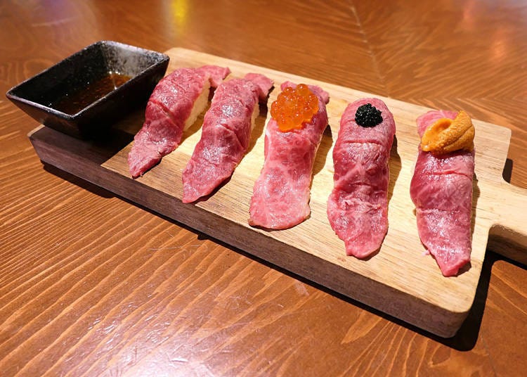 Wagyu misuji-nigiri taste comparison