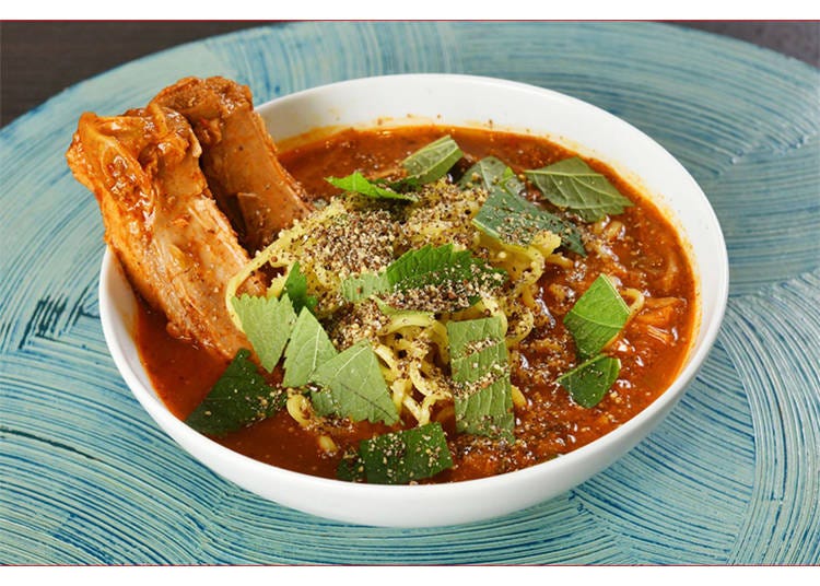Spicy: Spicy Gamjatang Noodles with Bone-In Pork