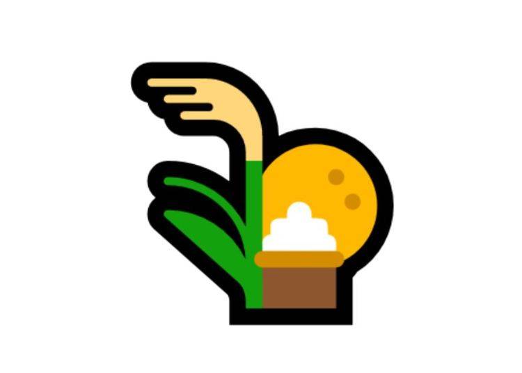 Moon viewing emoji