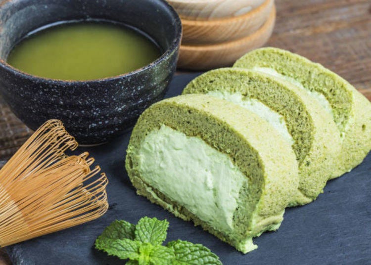 抹茶口味的甜食真的好好吃！