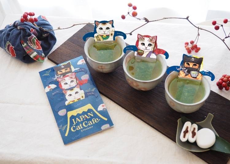 Enjoy a Cup of Tea with Japanese-themed Cats!