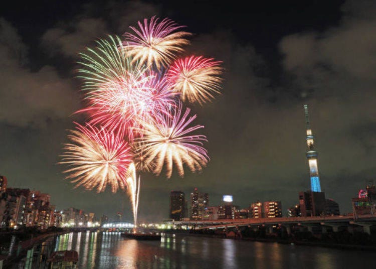 Sumidagawa Fireworks Festival (Photo Credits: Taitō Ward)