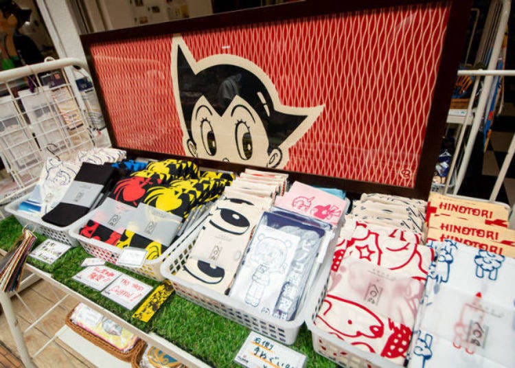 Official merchandise inspired from the works of Tezuka Osamu, a renowned Japanese manga artist often considered to be the ‘godfather’ of Japanese manga